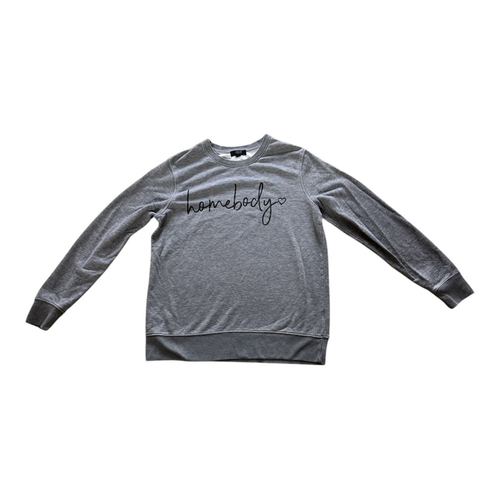 Modern Canvas Women’s Homebody Pullover Sweatshirt, Grey, Size Medium